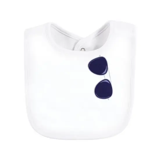 Hudson Baby Infant Boy Cotton Bibs, Boy Pineapple, One Size image {4}