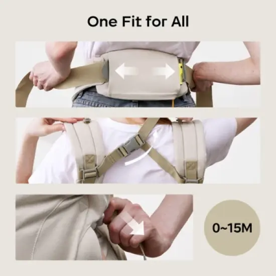 Bc Babycare Baby Carrier for Newborn to Toddler Ergonomic Breathable Baby Wraps image {4}