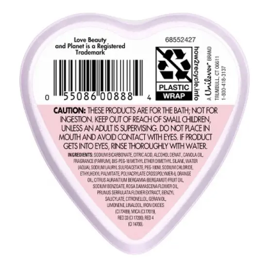 Beloved Cherry Blossom & Tea Rose Bath Bomb 4oz image {1}