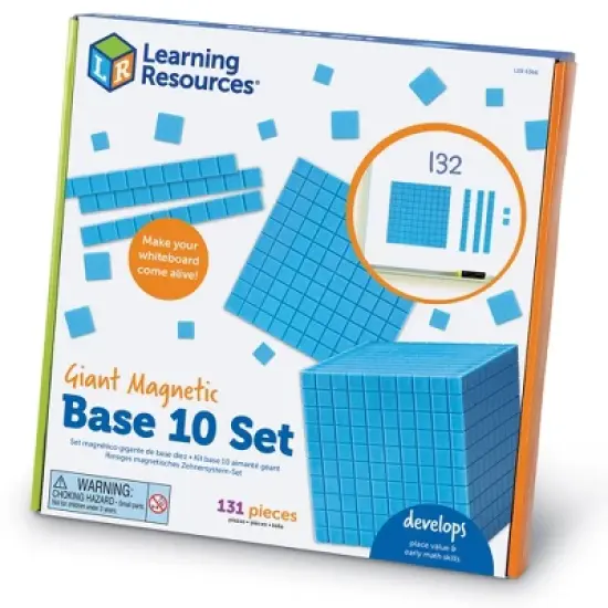Learning Resources Giant Magnetic Base Ten Set, Ages 6+ image {4}