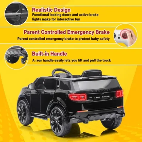 Ride on Car for Kids, 12V Battery Powered Sports Car with 2 Speeds, Parent Control, Sound System, LED Headlights and Hydraulic Doors for 3-8 image {2}