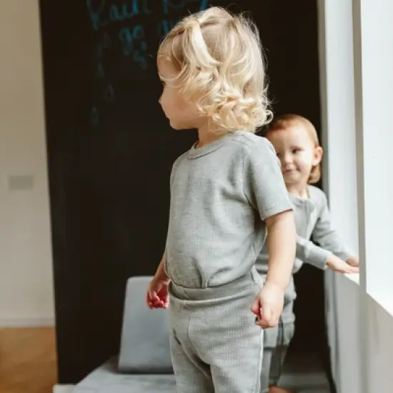 Goumikids Thermal Viscose + Organic Cotton Short-Sleeve Baby Bodysuit image {3}