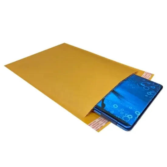 UOFFICE Pack of 25 Kraft Bubble Mailers 10.5" x 16" - #5 Self-Seal Padded Envelopes image {7}