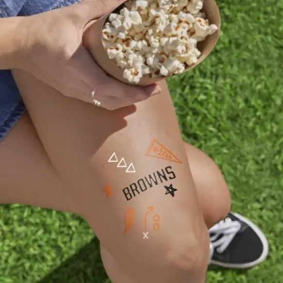 NFL Cleveland Browns Temporary Tattoo Marker - 3pk image {1}