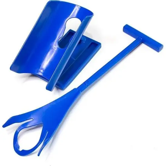 DMI Sock Aid & Shoe Horn, Mobility Aid for Seniors and Those with Limited Movement, FSA & HSA Eligible, 3 Easy Steps, Easy Storage image {4}