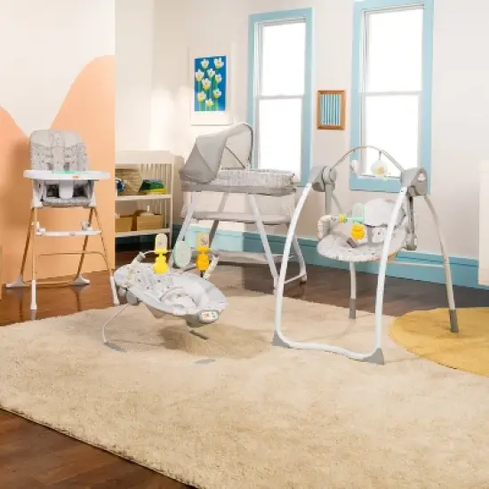 Bright Starts Disney Baby Winnie the Pooh Classic Pals Vibrating Bouncer - White image {9}