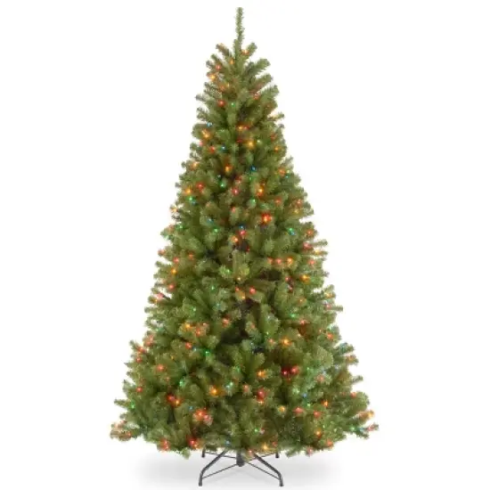 Prelit North Valley Spruce Artificial Christmas Tree Multicolor Lights - National Tree Company image {6}