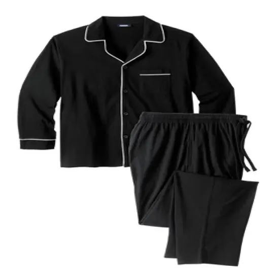 KingSize Men's Big & Tall Long Sleeve Pajama Set image {2}