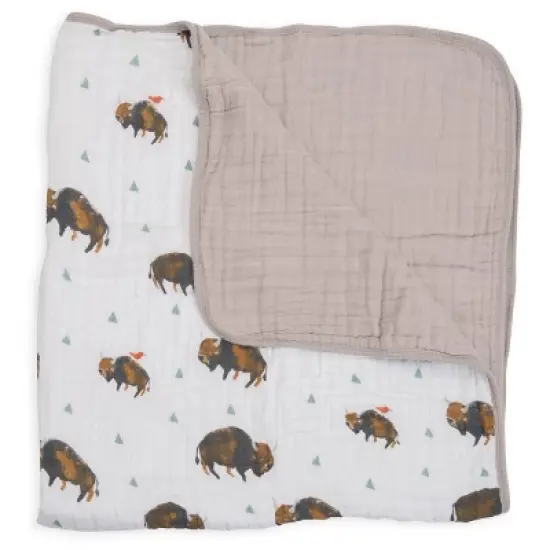 Little Unicorn Cotton Muslin Quilt Blanket image {12}