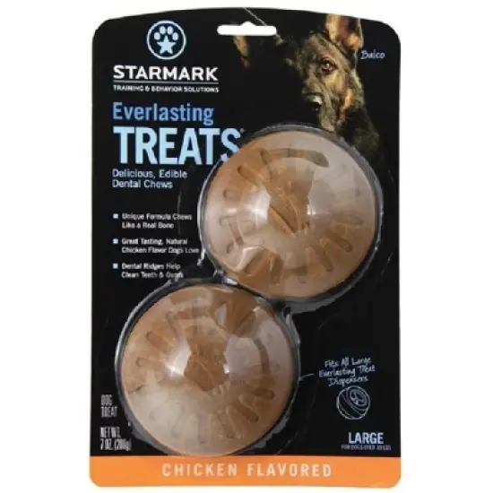 Starmark Everlasting Treats Chicken Dog Chew Toy - Large image {4}