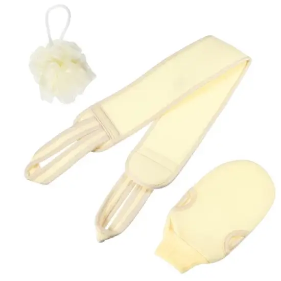 Unique Bargains Shower Bath Brush Kit 8.66"x4.72" 1 Set image {6}