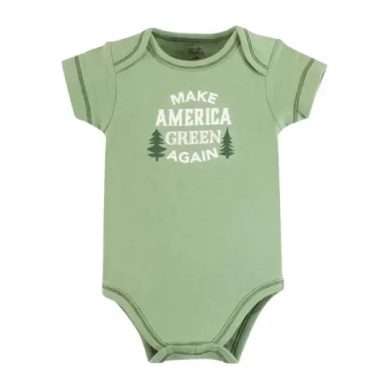 Touched by Nature Baby Organic Cotton Bodysuits, Planet Based image {3}