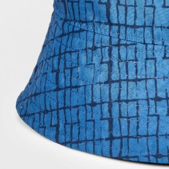 Men's Printed Bucket Hat - Goodfellow & Co&trade; Blue image {2}