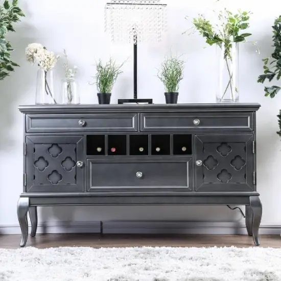 Maja Contemporary Buffet Server Dark Gray - HOMES: Inside + Out image {3}