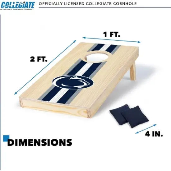 NCAA Penn State Nittany Lions 1'x2' Wood Cornhole Set image {4}