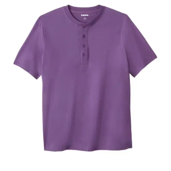 KingSize Men's Big & Tall Shrink-Less&trade; Lightweight Henley T-Shirt Henley Shirt image {19}