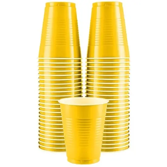SparkSettings Disposable Plastic Cups 18oz, 50 Pack image {7}
