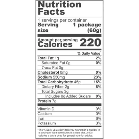 Koyo Reduced Sodium Asian Vegetable Ramen - Case of 12/2.1 oz image {5}