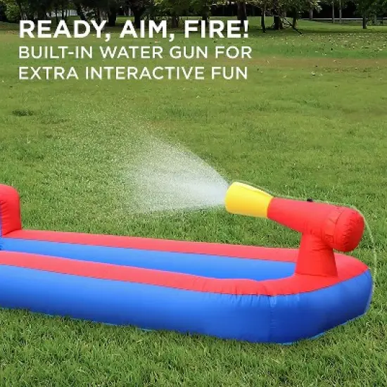 Sunny & Fun Inflatable Kids Backyard Water Park W/Slide image {5}