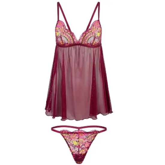 Adore Me Women's Anatta Babydoll Lingerie image {3}