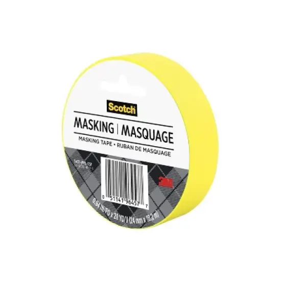 Scotch Expressions .94" x 20yd Masking Tape - Yellow image {14}