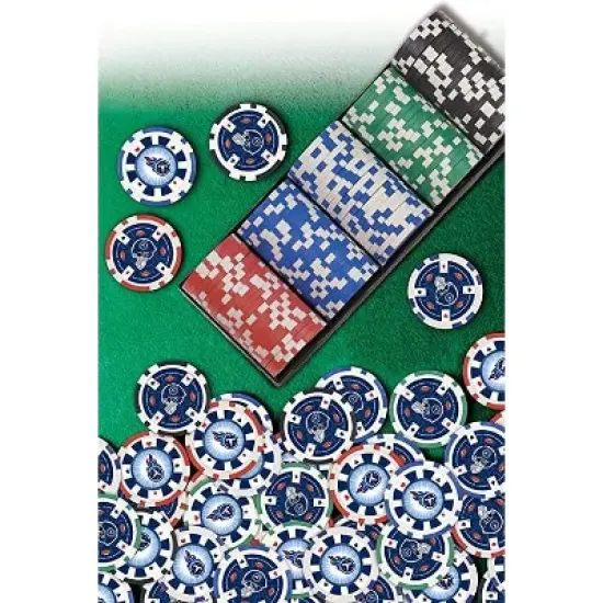 MasterPieces Inc Tennessee Titans  NFL 100-Piece Poker Chips image {1}