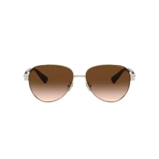 Coach HC7111 57mm Female Pilot Sunglasses image {1}