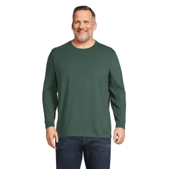 Lands' End Men's Super-T Long Sleeve T-Shirt image {9}