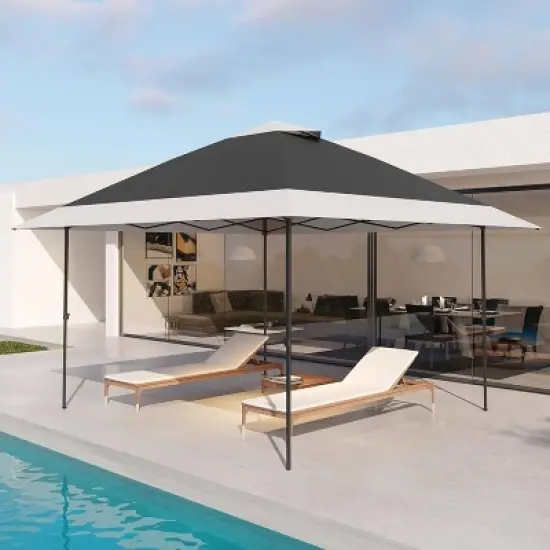 GustoWave Outdoor 12x12Ft Pop Up Gazebos Canopy Tent for Parties, Camping image {4}