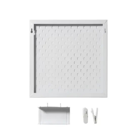 Peg Board Organizer with Accessories White - Bullseye's Playground&trade; image {1}