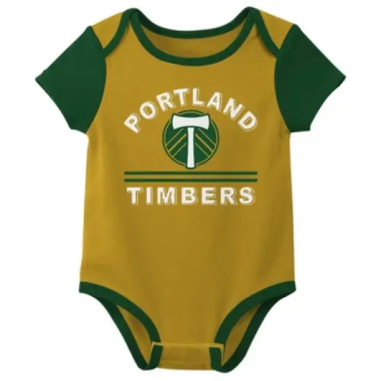 MLS Portland Timbers Infant Boys' 3pk Bodysuit image {2}