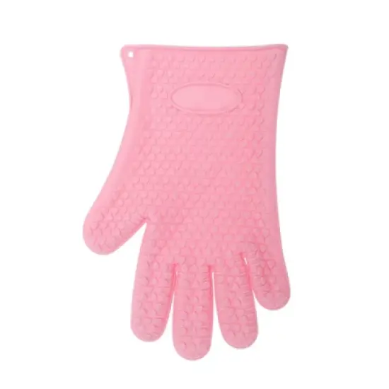 Unique Bargains Heart Shape Oven Mitts 1 Pc image {10}