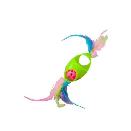 Spot Tie Dye Jingle Roller Cat Toy - Assorted Colors image {1}