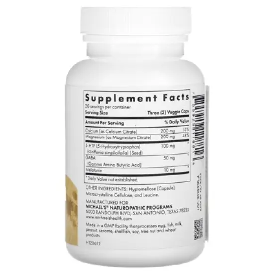 Michael's Health Sleep Factors, 60 Vegan Capsules image {1}