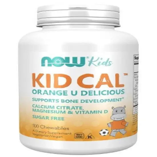 Kid Cal by Now Foods  -  100 Lozenge image {3}