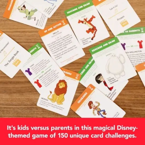 Spin Master Games Beat the Parents Disney Edition Board Game, Kids vs. Parents Family Board Games, Fun Games, Family Games, Disney Gifts, Games for image {1}