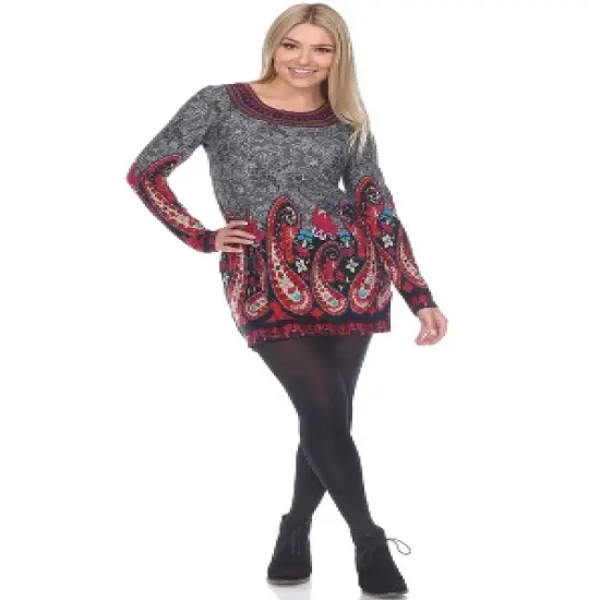 Women's Sandrine Embroidered Sweater Dress - White Mark image {1}