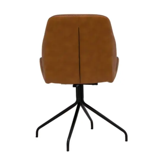 Devonport Swivel Office Chair Black/Copper - Calico Designs image {5}