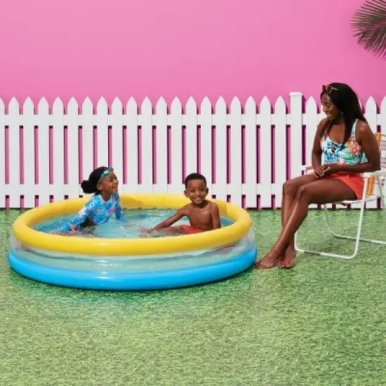 3 Ring Pool Blue Yellow - Sun Squad&trade; image {3}