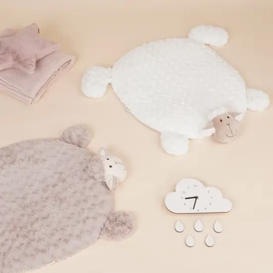 ZEZE Little Lamb Pillow Dog Bed-Brown image {4}