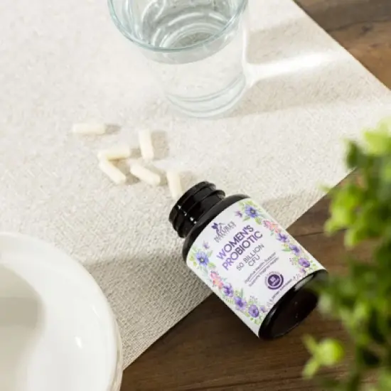 Probiotics for Women 50 Billion CFU - 16 Strains, Vaginal pH Health & Immune Support, Prebiotics & Cranberry - 60 Capsules By Nature's Nutrition image {8}