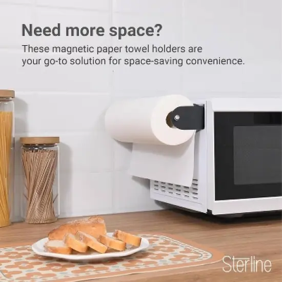 Sterline Magnetic Paper Towel Holder for Grill, Fridge, Kitchen, RV Camper, Magnetic Toolbox image {2}