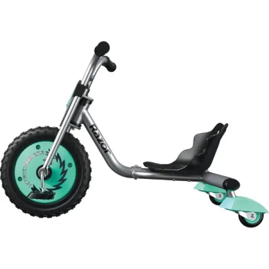 Razor Mini RipRider 360 12'' Tricycle - Gray: Steel Frame, Plastic Seat, 79 lb Capacity image {2}