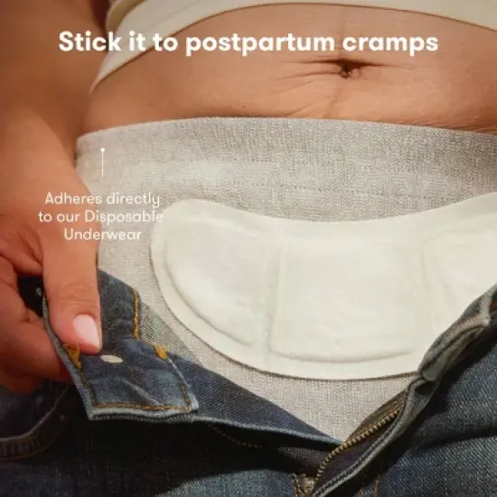 Frida Mom Heat Relief Patches - Postpartum Uterine Cramping Pain Relief - 6pk image {5}