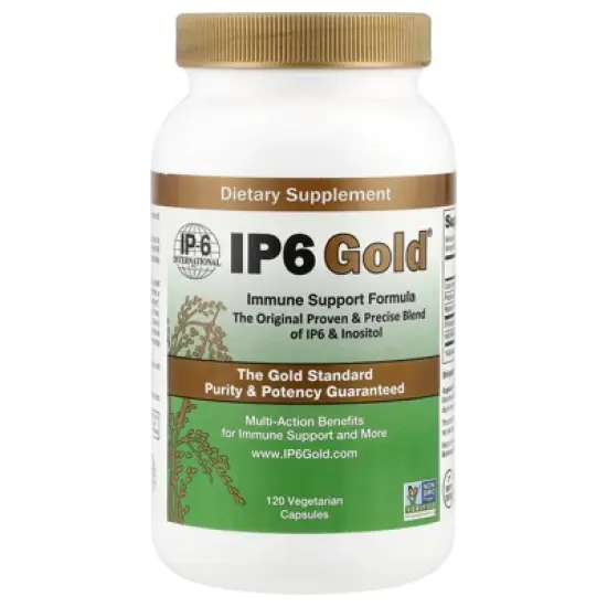 IP-6 International IP6 Gold&reg;, Immune Support Formula, 120 Vegetarian Capsules image {4}