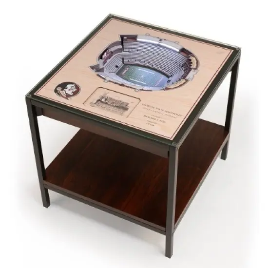 NCAA Florida State Seminoles 25-Layer StadiumViews Lighted End Table image {5}