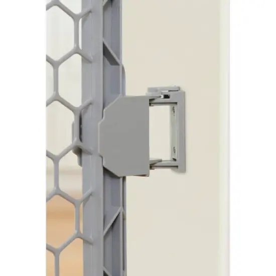 Regalo Plastic Play Yard with Door - Gray image {4}