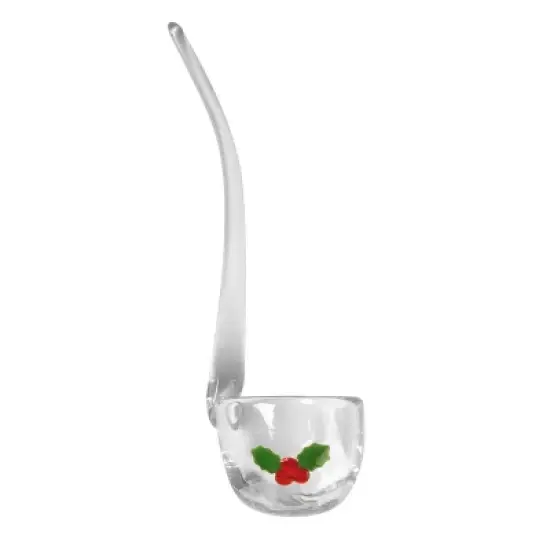 Artland Holly Days Punch Glass Ladle - Festive Holiday Kitchenware for Serving Punch, Soup, Sauces - Ergonomic Handle, Excellent Holiday Gift image {6}