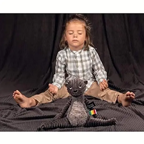 TriAction Toys Les Deglingos Originals Plush Animal | Namastou the Otter image {2}