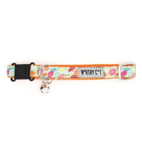 The Worthy Dog Tutti Frutti Breakaway Adjustable Cat Collar image {2}